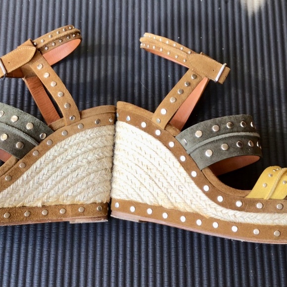 Lanvin Suede Platform Espadrilles (size 38/5) - Picture 5 of 7